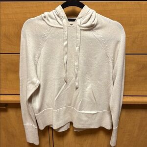 Cream Knit Hoodie